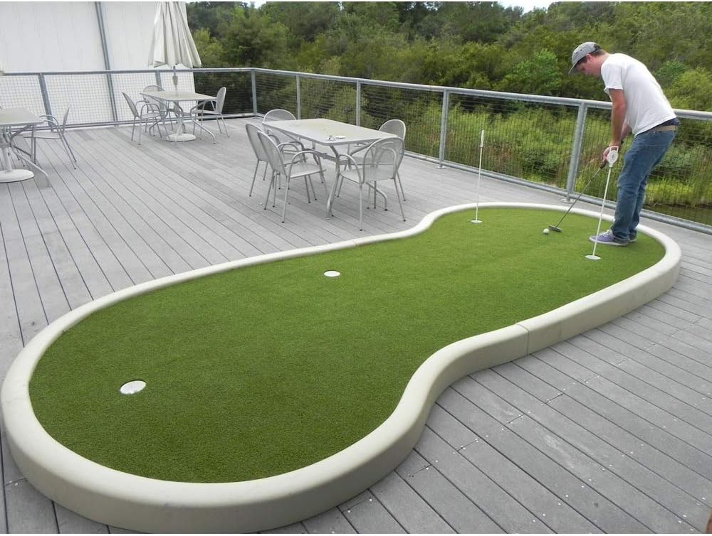 Golf Putting Green - Artificial Grass Turf 11FT X 81FT, Indoor/Outdoor Training Mat, Synthetic Fake Grass for Baseball, Football, Gym Sports