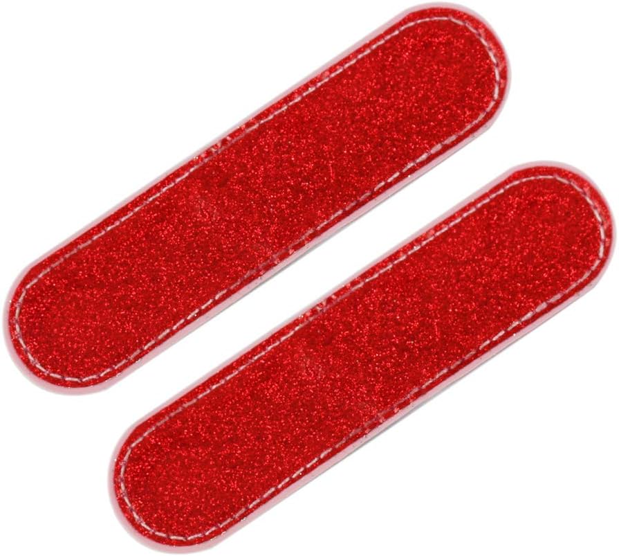 Glitering PVC Golf Hat Clip 2 PCS for Women Golfer