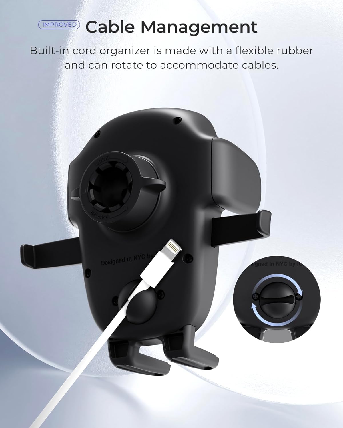 iOttie Easy One Touch Advanced Phone Mount for Tesla Model 3 and Model Y Screens - Universal Cell Phone Holder for iPhone, Google, Samsung, Moto, LG, and All Other Smartphones Black
