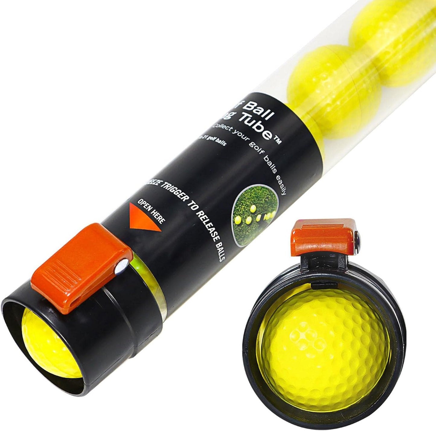 Golf Ball Retriever Grabber Storage Golf Ball Picker Shag Tube