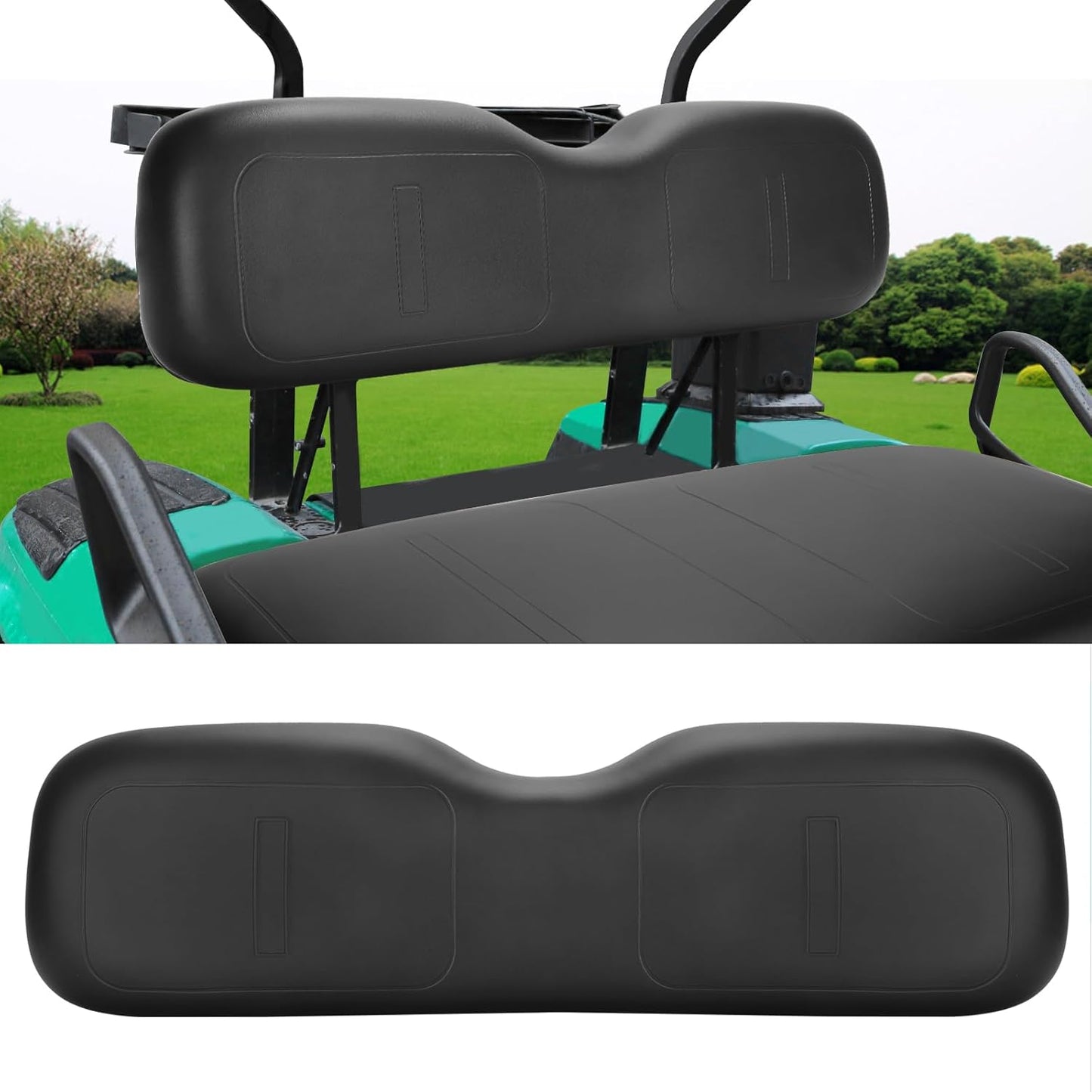 Roykaw Golf Cart Front Seat Back Cushion Assembly for EZGO TXT 1994-2013 Gas & Electric Vehicles, EZGO Seat Cushion Replacement, OEM# 71751-G01, 71751-G03, 71751-G04