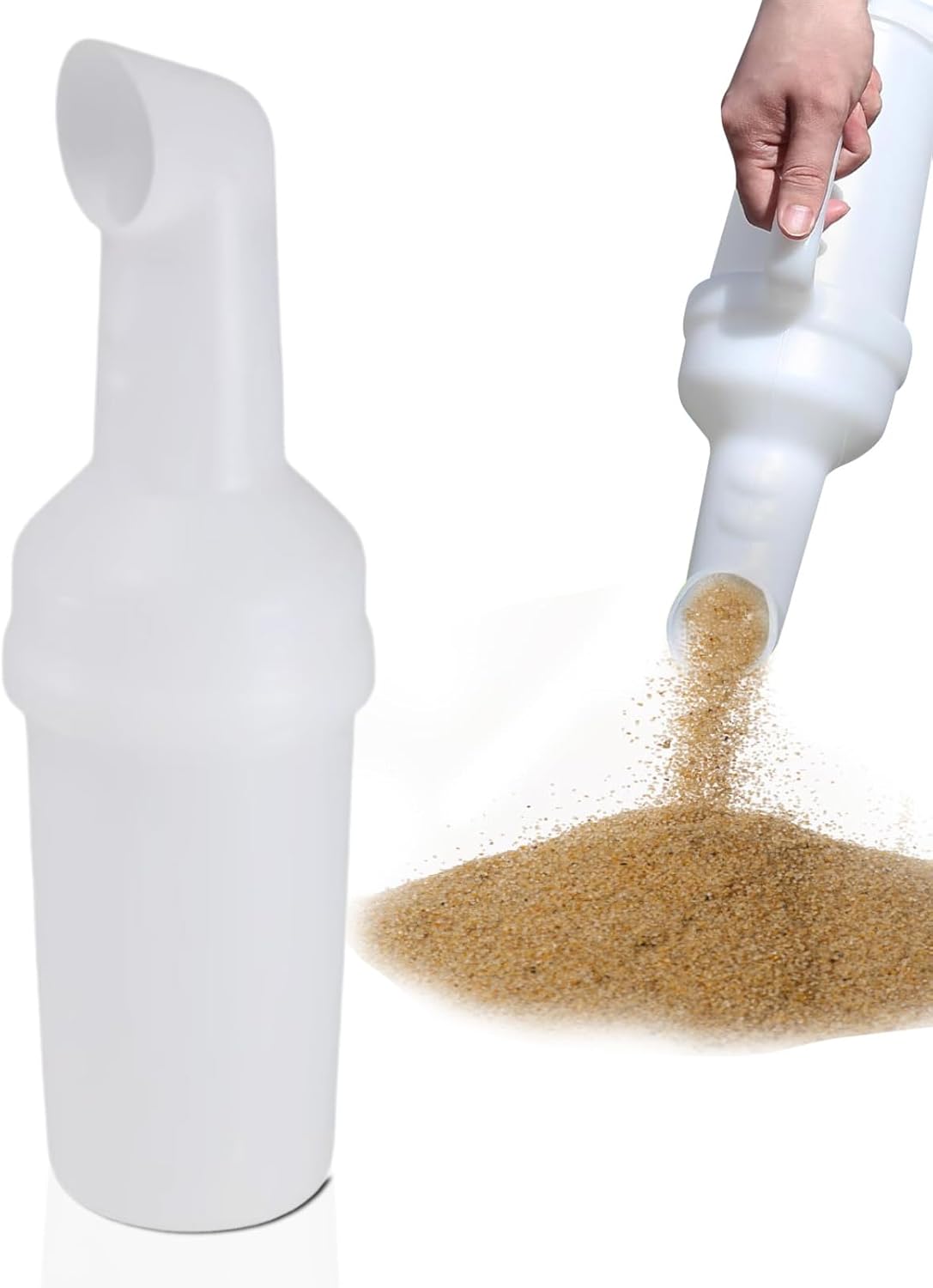 Golf Cart Sand Bottle, Golf Club Car Divot Filler Bottle Portable Universal Top Divot Filler Seed Container, No Drilling Required
