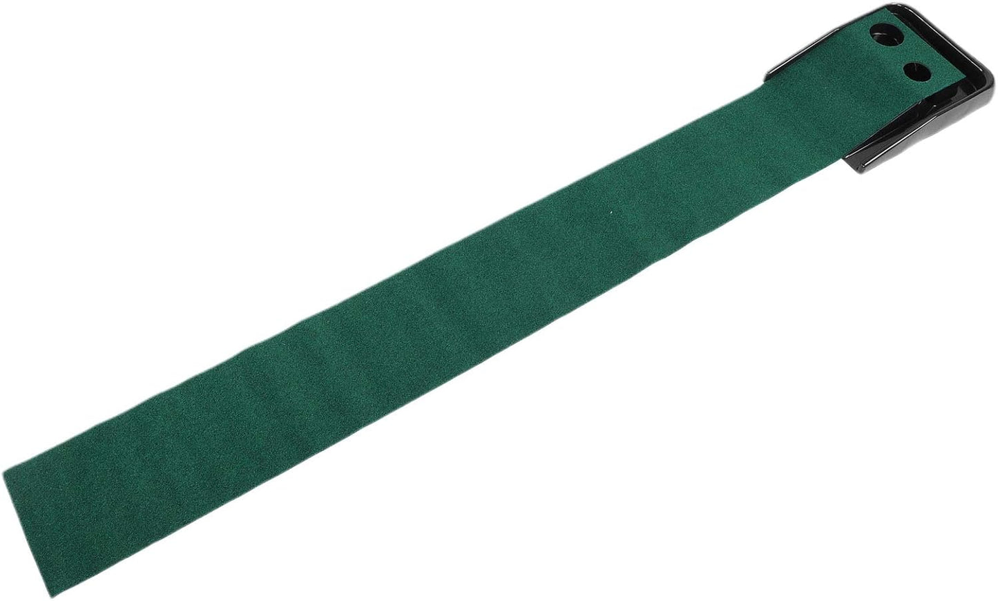 Golf Putting Trainer Mat Foldable Indoor Outdoor Practice Green Fairway Pad with Automatic Ball Return Slope for Home Office Balcony Grass 2.5M Length Flocking Blanket Material