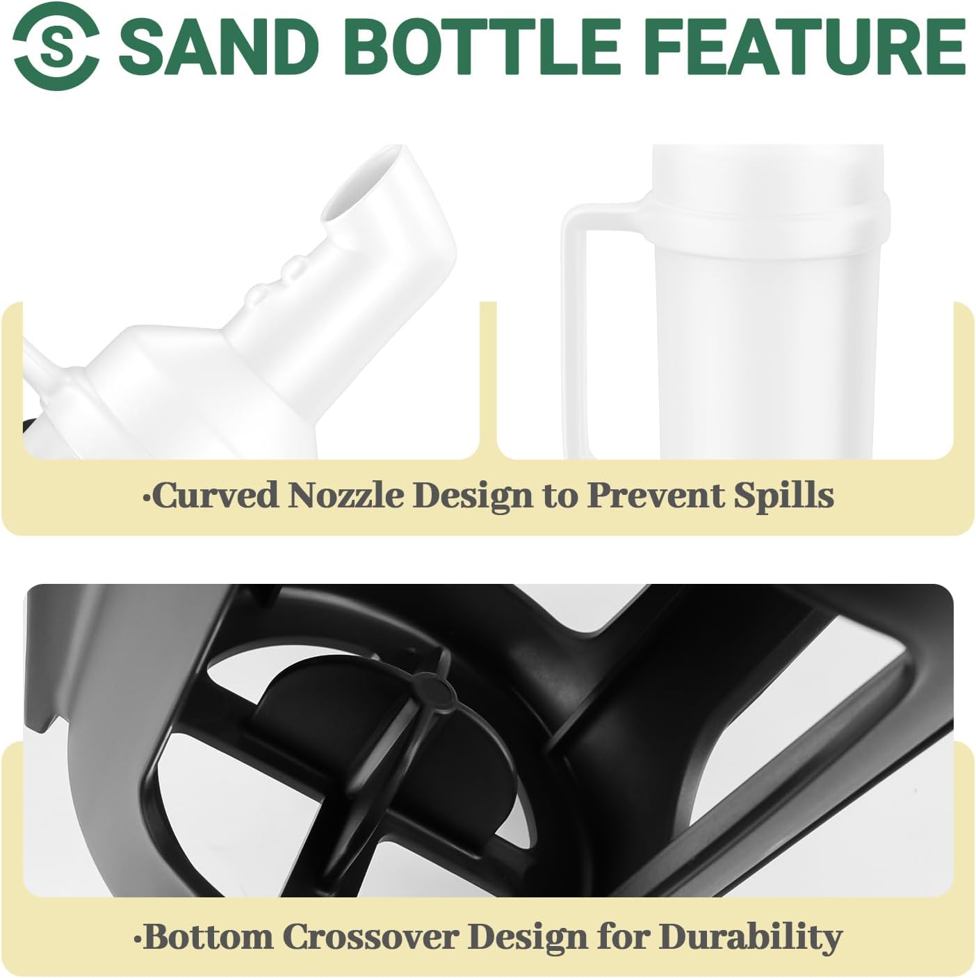 Universal Golf Cart Sand Bottle,Divots Filler Sand Bottle for Club Car,EZGO,Yamaha Model（1set /2set）