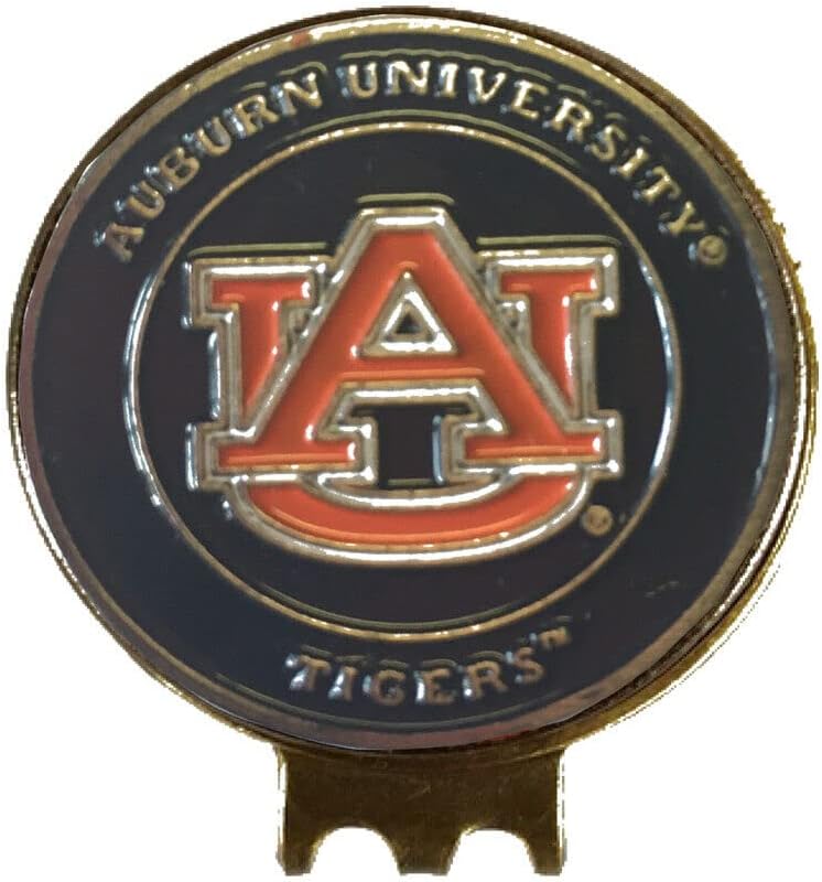 Magnetic Golf Hat Clip with 2 Double-Sided Golf Ball Markers – Easily Attaches to Golf Cap – Made of Stainless Steel & Ideal for Avid Golfers