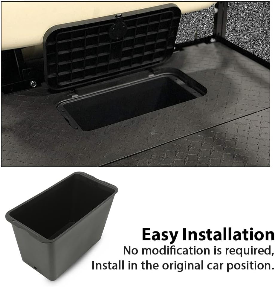 G-PLUS Storage Cooler & Storage Box Insert Compatible with Rear Seat Kits Except Club Car Ds Models