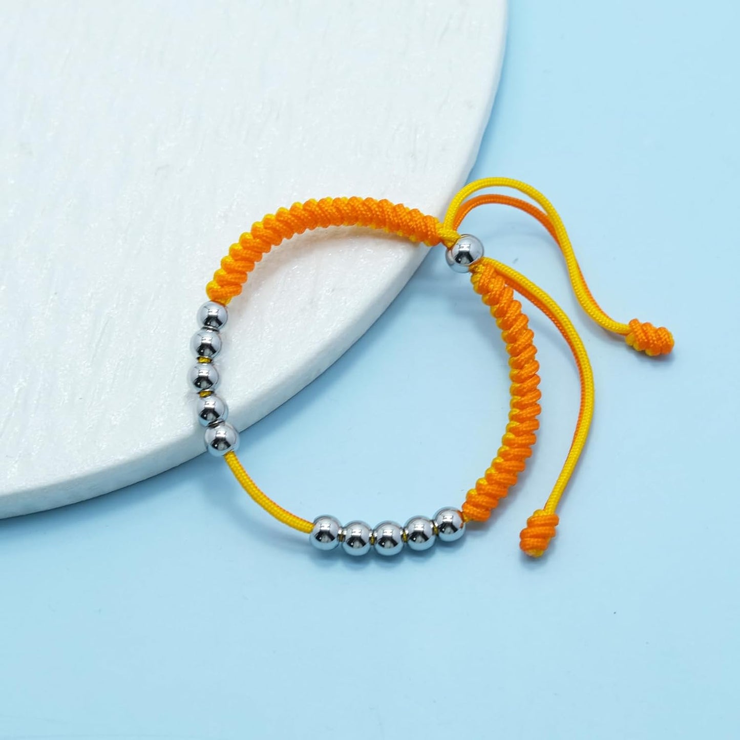 LAMIBEE Golf Stainless Steel 10 Bead Score Counter Bracelet, Golf Stroke Count Bracelet, Resizable Easy to Adjust Golf Round Scoring Tracker, Durable Stylish Golf Accessory