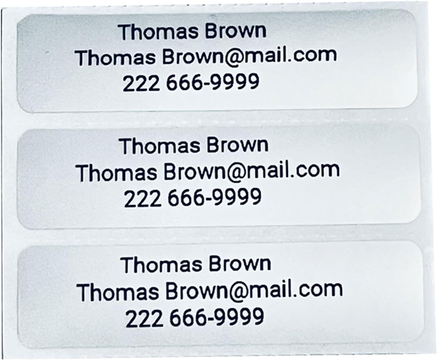 ZbZcYmt Name Stickers Tag Golf Club Labels Personalized Customized Labels 2”x0.5” Valet Labels for Golf Club ID Tags Waterproof Oil-Proof Z3