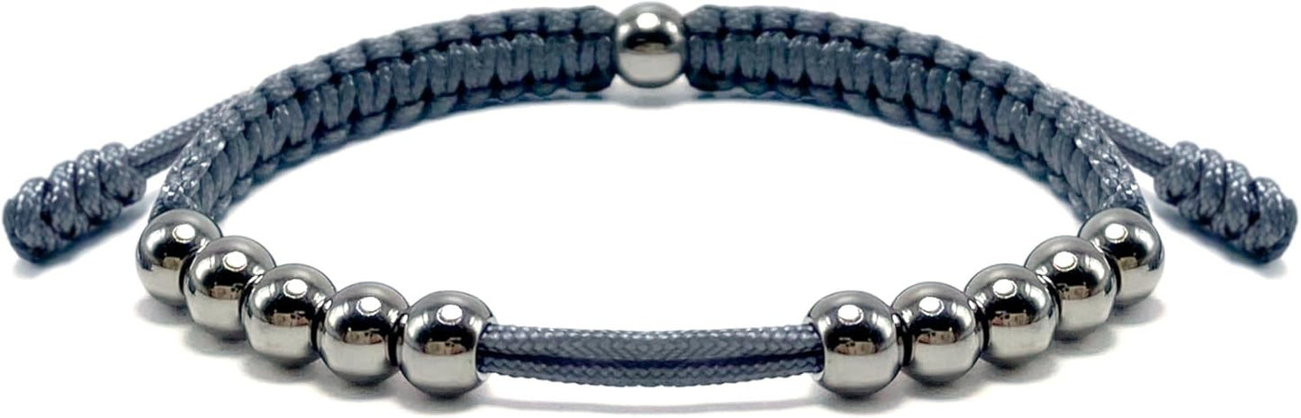LAMIBEE Golf Stainless Steel 10 Beads Score Counter Bracelet, Golf Stroke Count Bracelet, Resizable and Easy to Adjust Golf Round Scoring Tracker, Durable and Stylish Golf Accessory