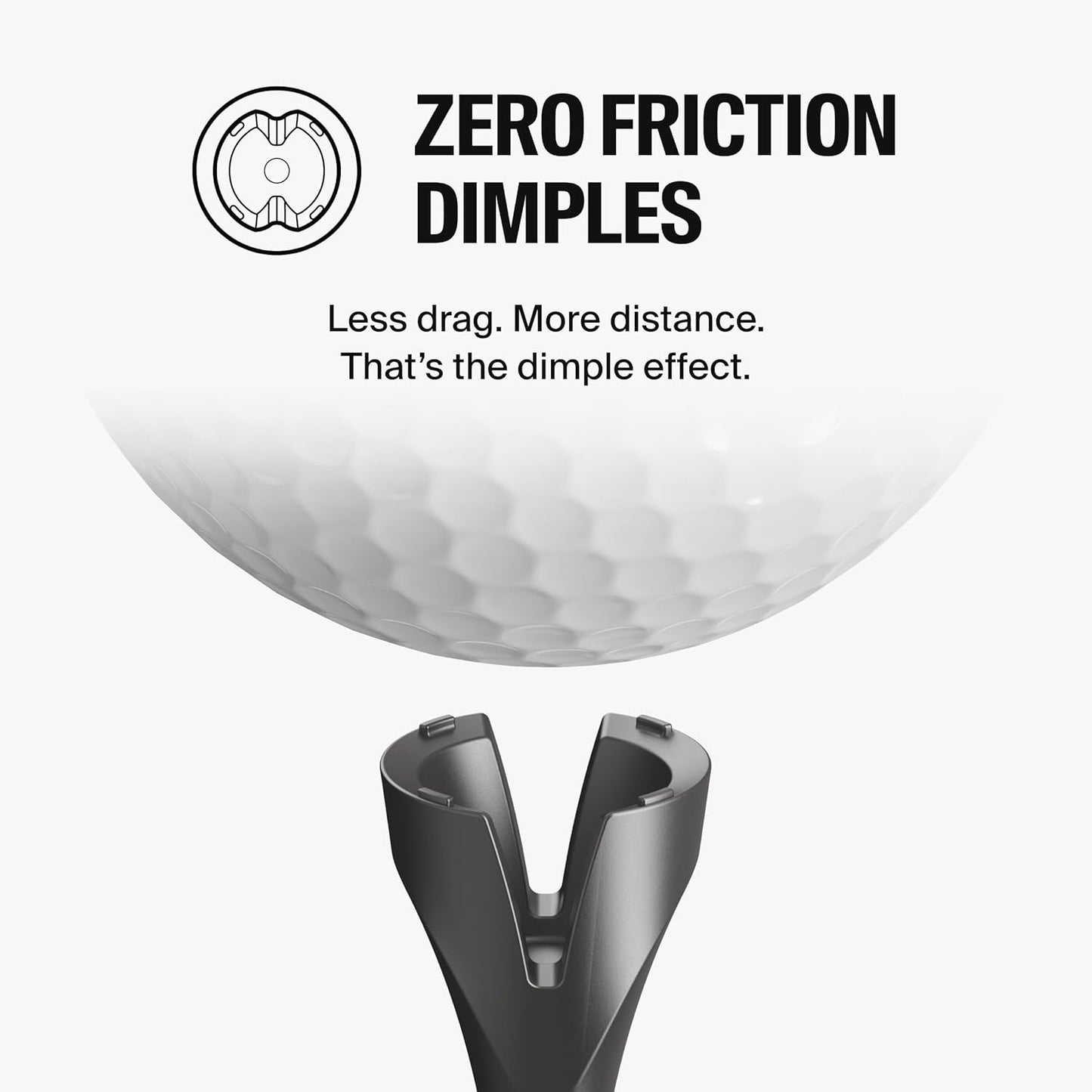 BUNX Golf Tees – Strong Plastic Tee 2.75" | Unbreakable 3X Stronger | Best Golf Accessories for Men or Women | 27-Pack | No Friction Head for Distance | V-Slot for Straight Shots