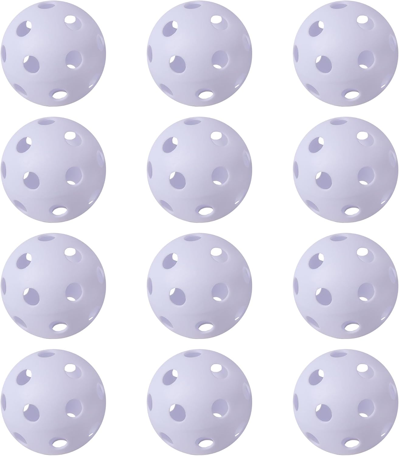 GSE Games & Sports Expert Practice Baseballs, Plastic Baseballs Training, Hollow Airflow Softballs for Pitching, Batting, Catching for All Skill Levels (Several Styles Available)