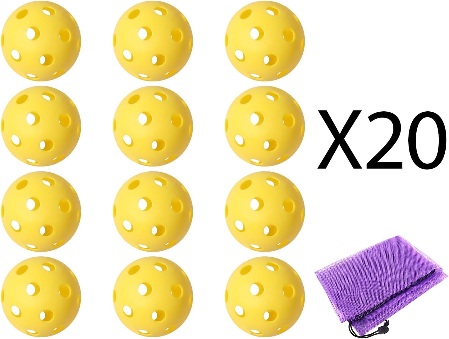 GSE Games & Sports Expert Practice Baseballs, Plastic Baseballs Training, Hollow Airflow Softballs for Pitching, Batting, Catching for All Skill Levels (Several Styles Available)