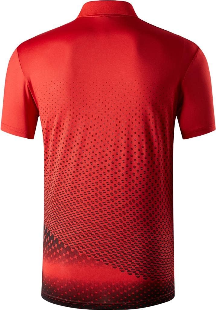 jeansian Men's Sport Outdoor Quick Dry Fit Short Sleeves Polo Tee Shirt Tshirt T-Shirt Tops Golf Tennis Bowling LSL195