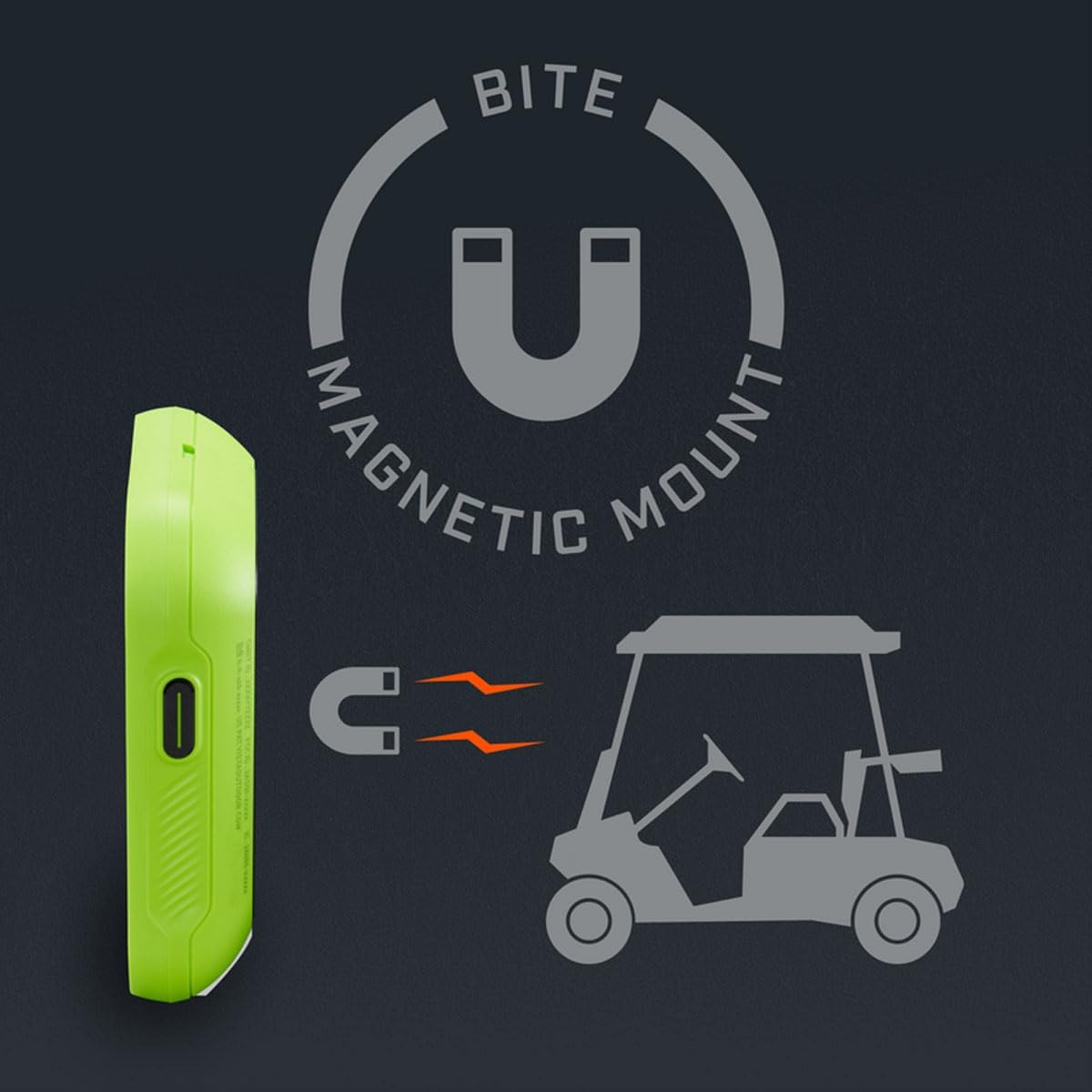 Bushnell Golf Phantom 3 Slope GPS Handlheld (Orange) | 38,000+ Courses, Slope Compensation, Hazard Info, Distance Calculator, Scorekeeping, Magnet Mount, Touchscreen | Signature Series Power Bundle