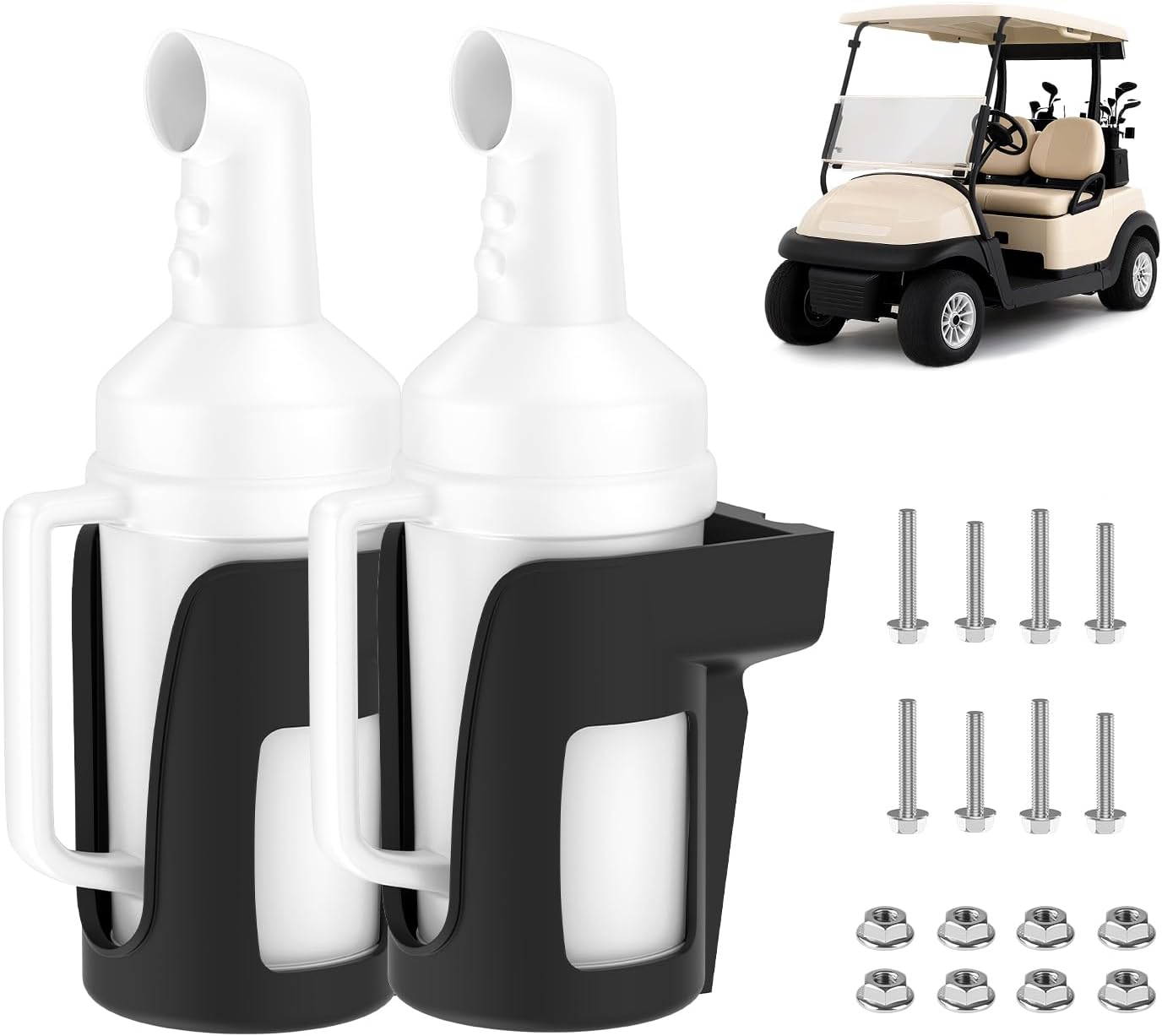 Universal Golf Cart Sand Bottle,Divots Filler Sand Bottle for Club Car,EZGO,Yamaha Model（1set /2set）