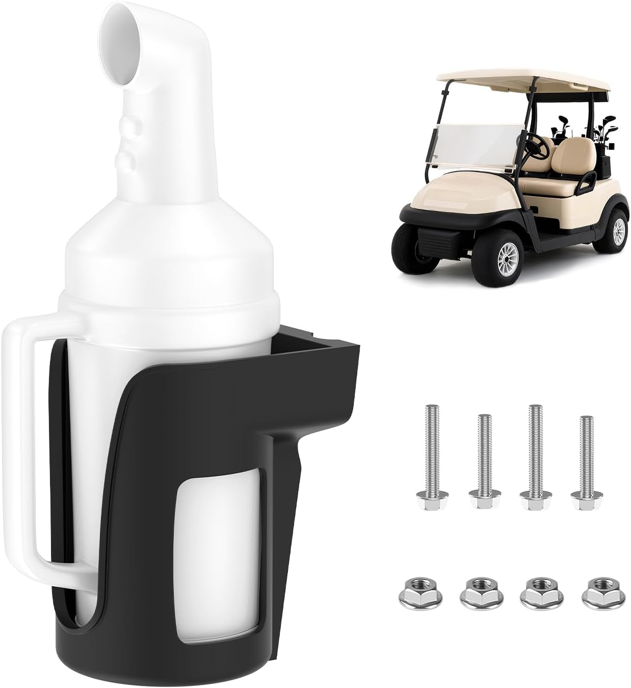 Universal Golf Cart Sand Bottle,Divots Filler Sand Bottle for Club Car,EZGO,Yamaha Model（1set /2set）
