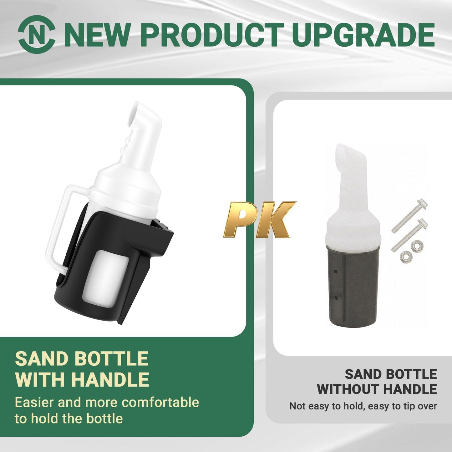 Universal Golf Cart Sand Bottle,Divots Filler Sand Bottle for Club Car,EZGO,Yamaha Model（1set /2set）