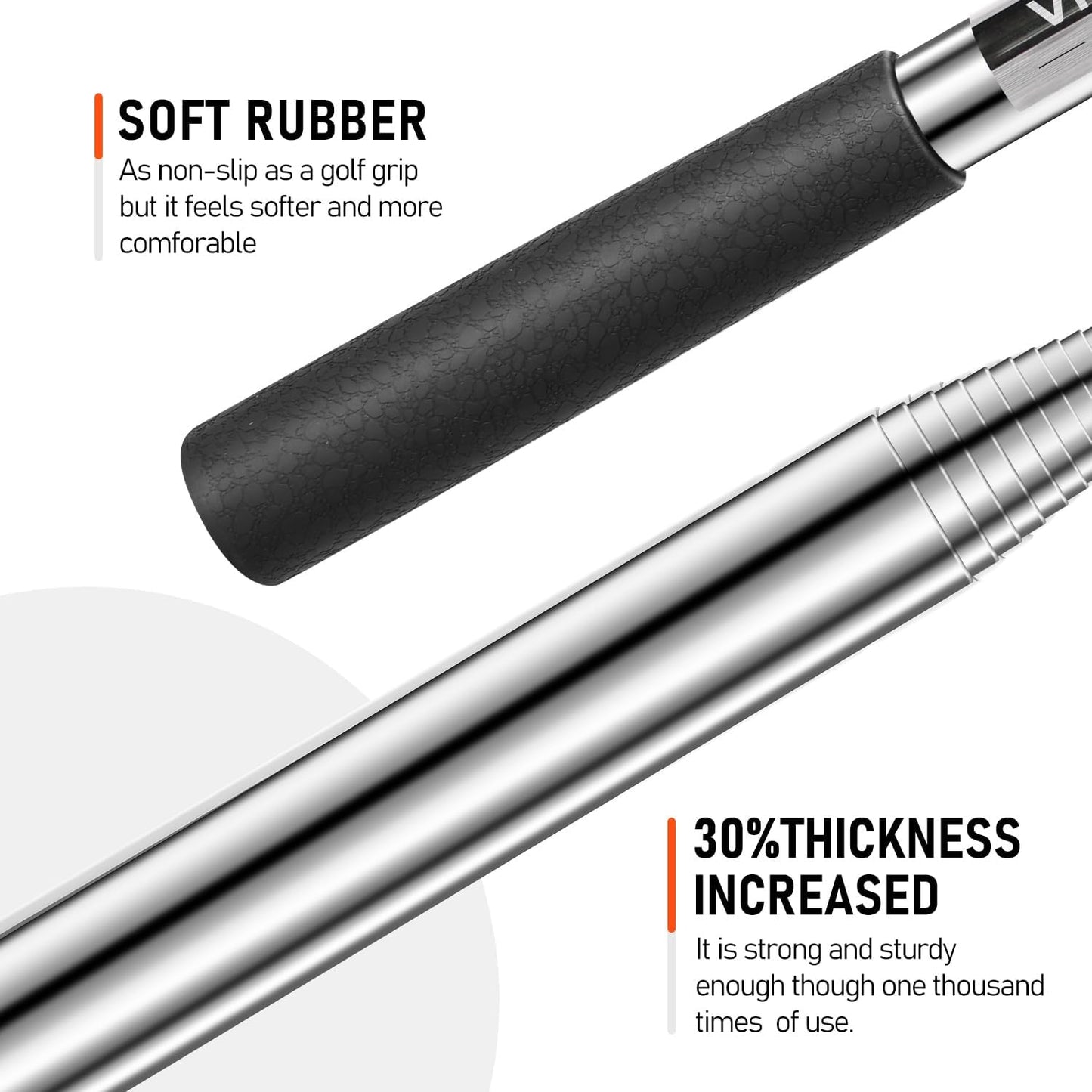 Golf Ball Retriever Telescopic for Water, 9Ft/12Ft/16.3Ft/20Ft Stainless Steel Golf Ball Retriever, Professional Golf Ball Retriever