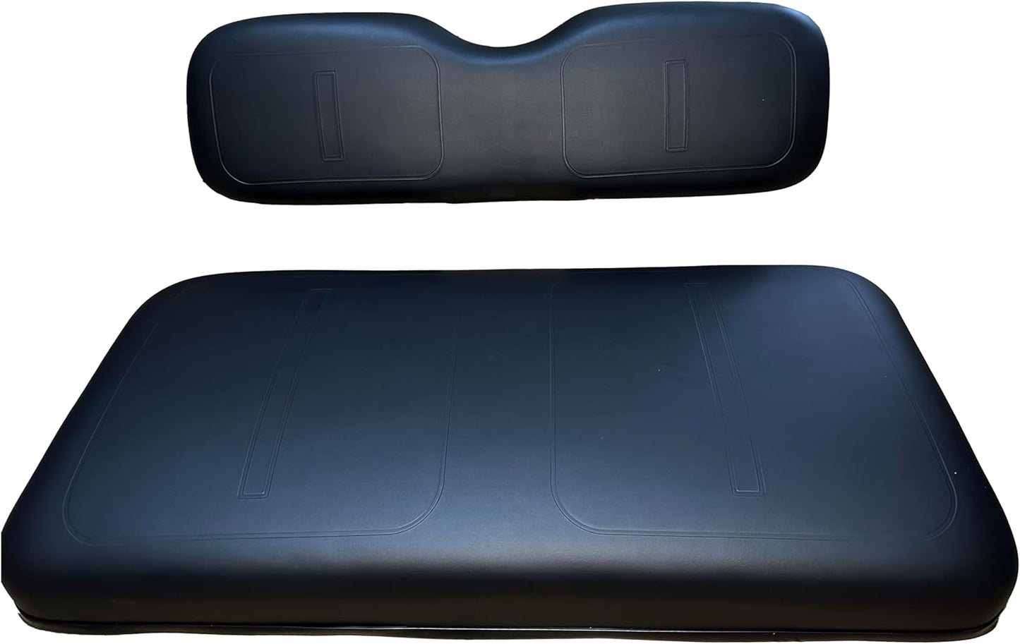 Golf Cart Seats Front Seat Bottom & Seat Back Assembly for EZGO TXT/Medalist 1994-2013 Models, Replaces OEM # 71751-G04, factory size (Seat Set Black)