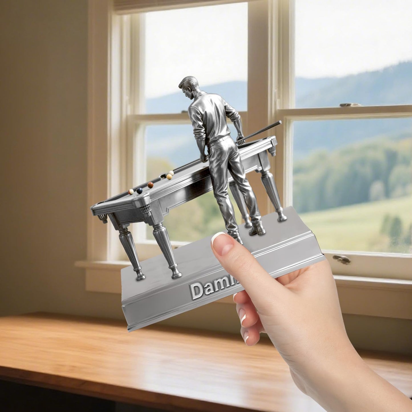 Personalized Nurse Figurine Desktop Ornaments for Bedroom Office Custom Head Nurse Name Acrylic Plaque Sign Doctor Home Decor Gift for Mom Grandma Women Family Friends