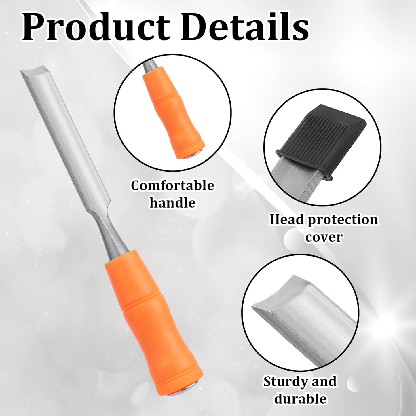 Golf Grip Tape Remover Tool, Shaft Tape Stripper, Golf Grip Tapes Stripper Remover Tool Easily Cleaning and Repairing, Grips Golfs Orange Gift Kit for Men 7.87 * 0.79 Inch