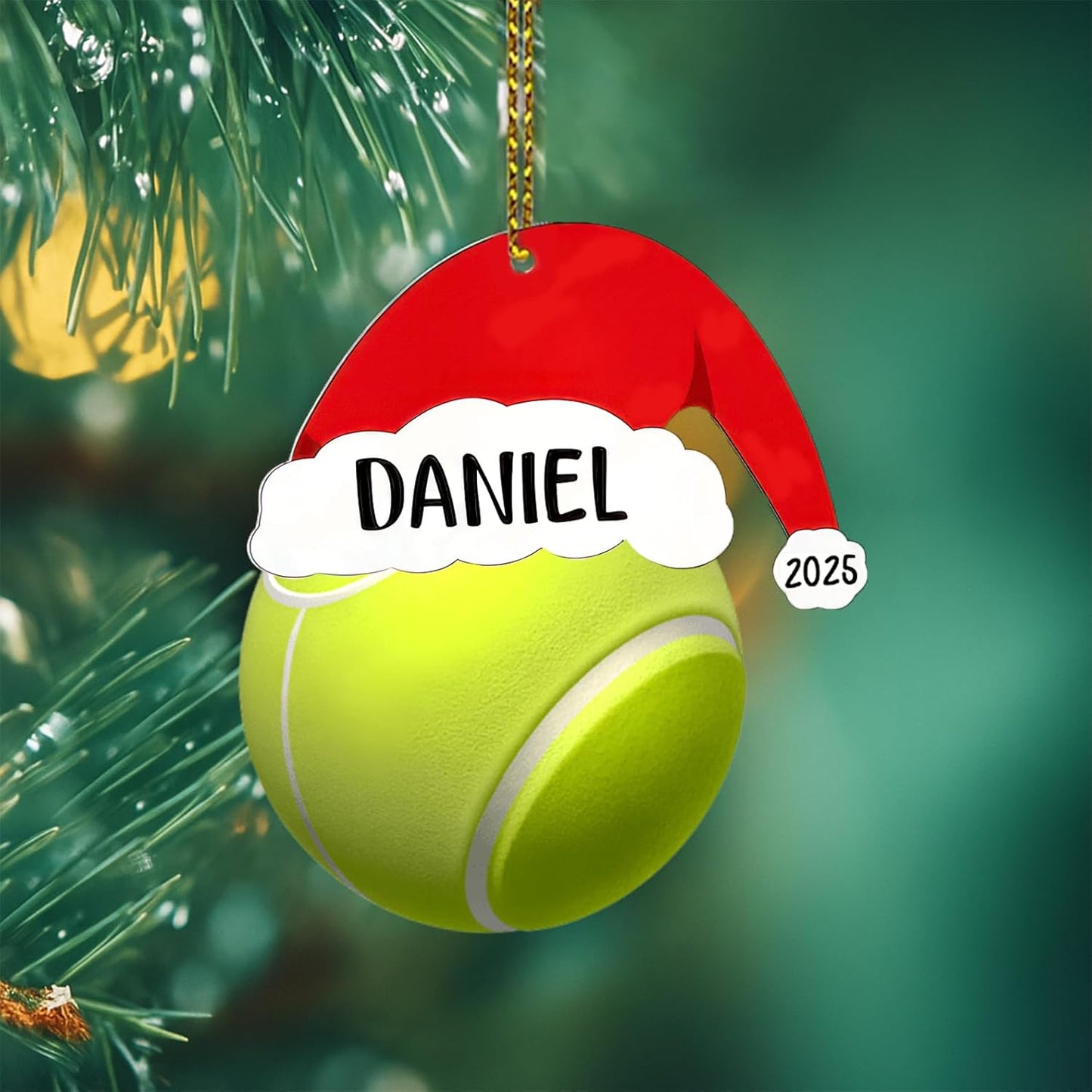 Personalized Paddle Tennis Christmas Ornament 2025, Tennis Ornaments for Christmas Tree, Team Ornament, Custom Coach Gifts, Hanging Decor, Gifts for Sports Lovers Boys, Xmas Gift 2025
