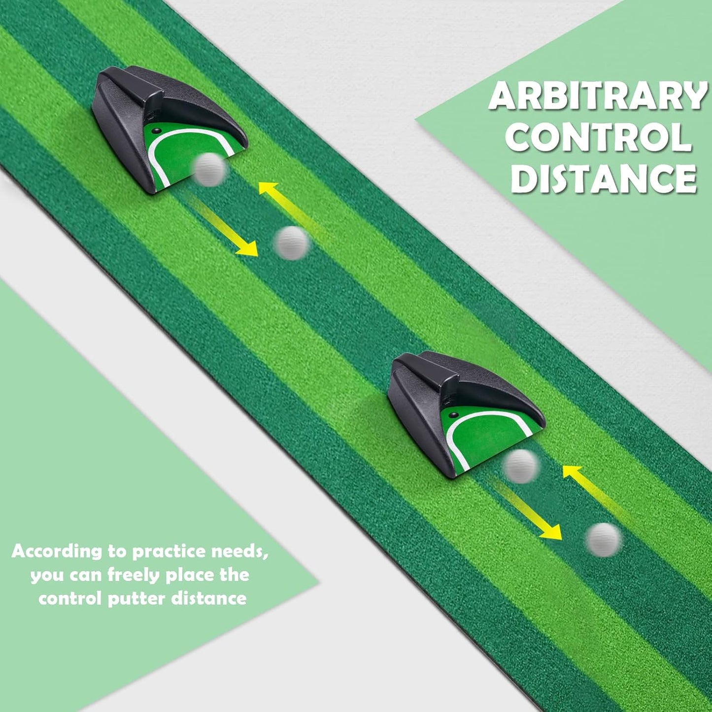 Golf Automatic Putting Cup, Practice Return Machine, Auto Putting Returner, Indoor/Outdoor Yard Office
