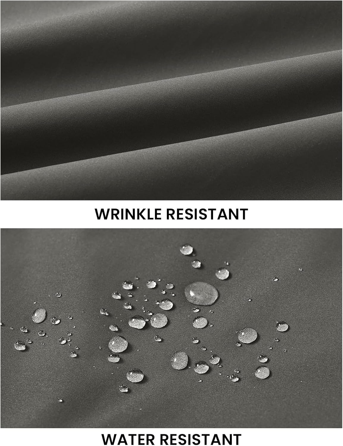 Rdruko Men's Golf Vest Lightweight Outerwear Windproof Water Resistant Grid Lining Vest with Zipper Pockets for Casual