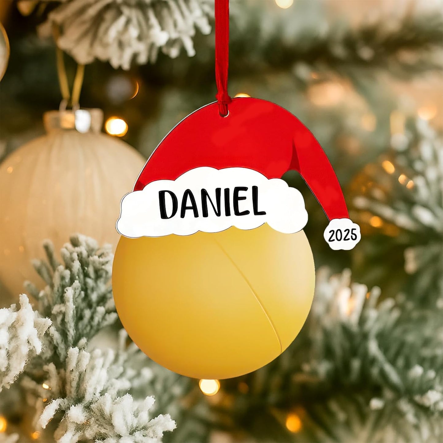 Personalized Table Tennis Christmas Ornament, Custom Table Tennis Balls Ornaments, Sport Ornaments, Custom Coach Gifts, Christmas Tree Decorations, Gifts for Sports Lovers Boys, Xmas Gift 2025