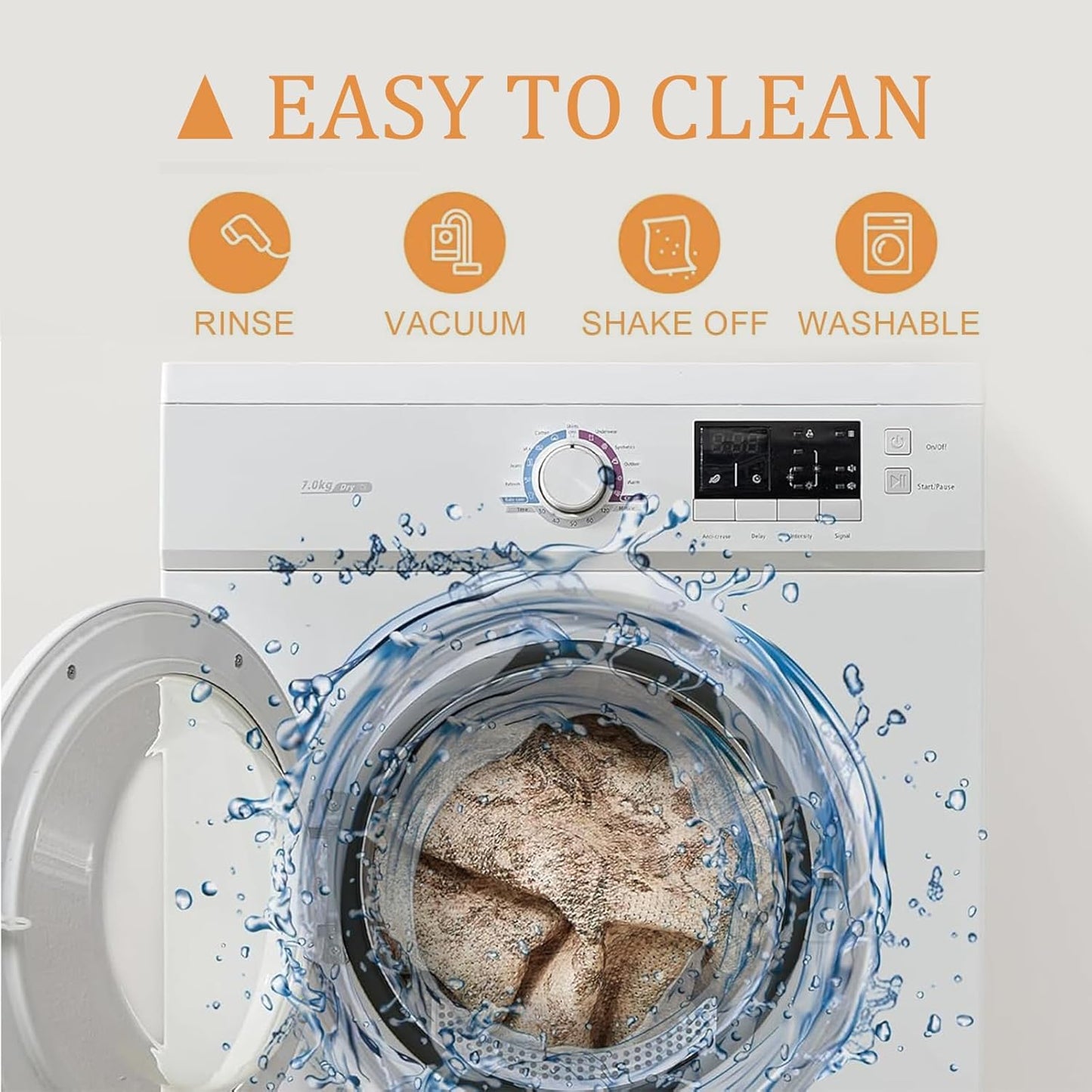 Chicken Nugget Indoor Doormat, Non-Woven Fabrics Non Slip Floor Mat 17x29.5 in Area Rug Quick Absorbent Entrance Rug Front Door Mat, Welcome Mats Entryway Rug Doormats for Kitchen Home Bedroom