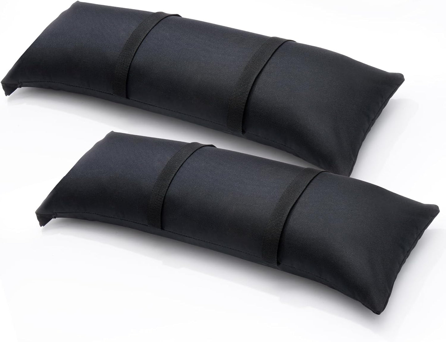 Umbrella Base Weight Sand Bags, Sand Bags for Weight, 4 Packs 44 LBS SandBags for Umbrella Base, Cantilever Patio Umbrella, Trampoline, Outdoor Garden Backyard Furniture(Without Sand)(4, black)