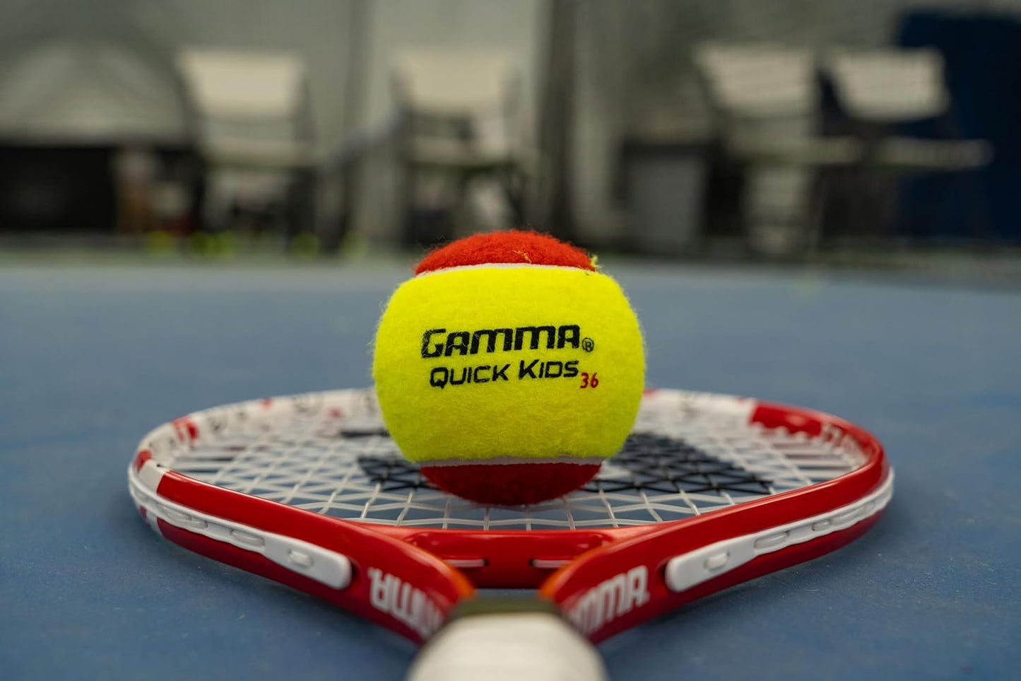 GAMMA Quick Kids 36, 60, & 78 Training Tennis Balls for Kids & Beginners, Low-Compression Core Reduces Speed & Bounce, Great for Tennis Practice, USTA & ITF Approved for Use in 10 & Under Tournaments