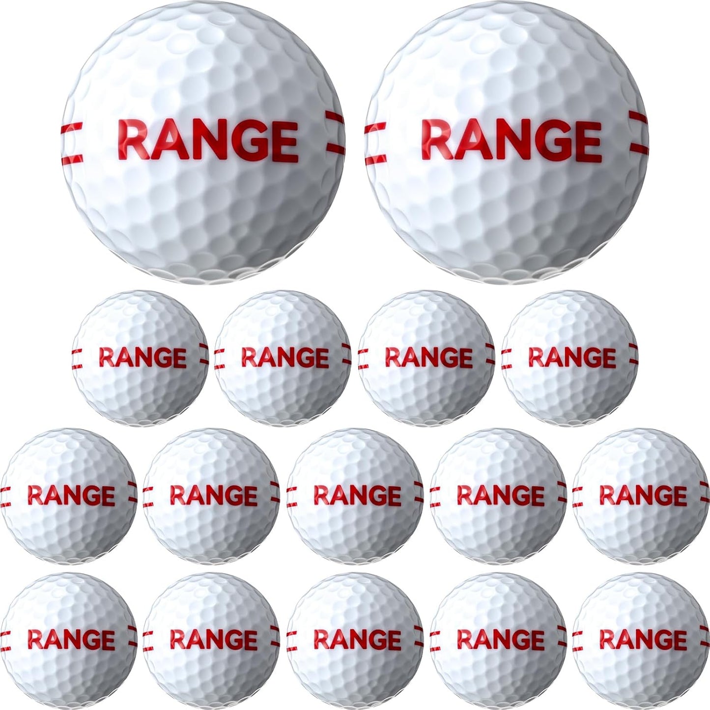 Realspring 16 Pcs Floating Golf Balls Practice Floater Golf Balls Water Golf for Pond or Lake Range Golf Balls