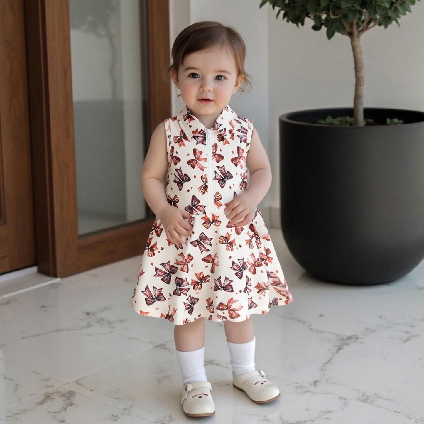 Little Girls Mardi Gras Outfit Toddler Sleeveless A Line Sun Dress Kids Zipper Party Dresses Spring Summer Clothes