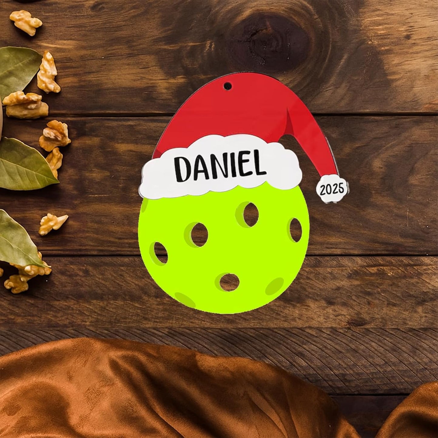 Personalized Pickleball Christmas Ornament, Pickleball Ornaments for Christmas Tree, Sport Ornaments, Custom Coach Gifts, Hanging Decor, Gifts for Sports Lovers Boys, Xmas Gift 2025