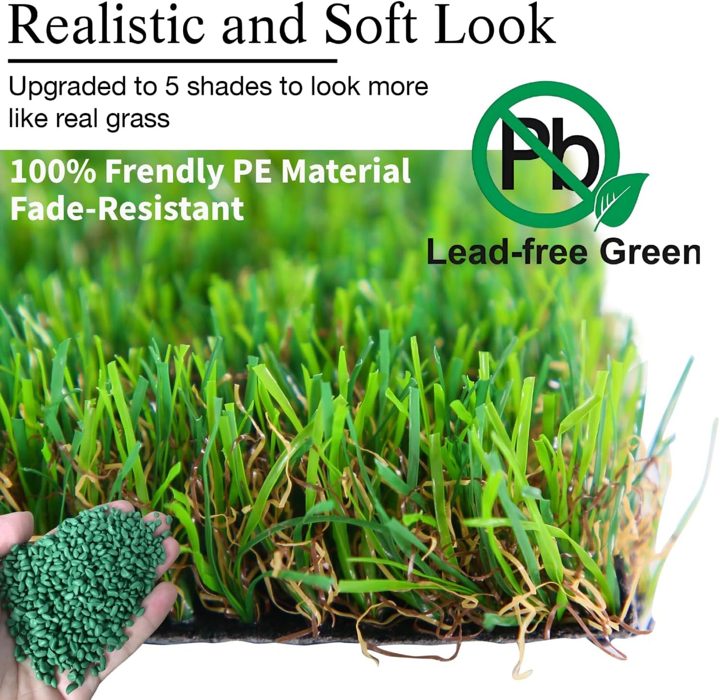GLOBREEN Artificial Grass Squares Placemats Green Table Centerpiece Decor Golf Theme Party, Birthday, Spring Summer Garden Picnic, Baby Shower, Dining, 12" x 12", 6 Pack