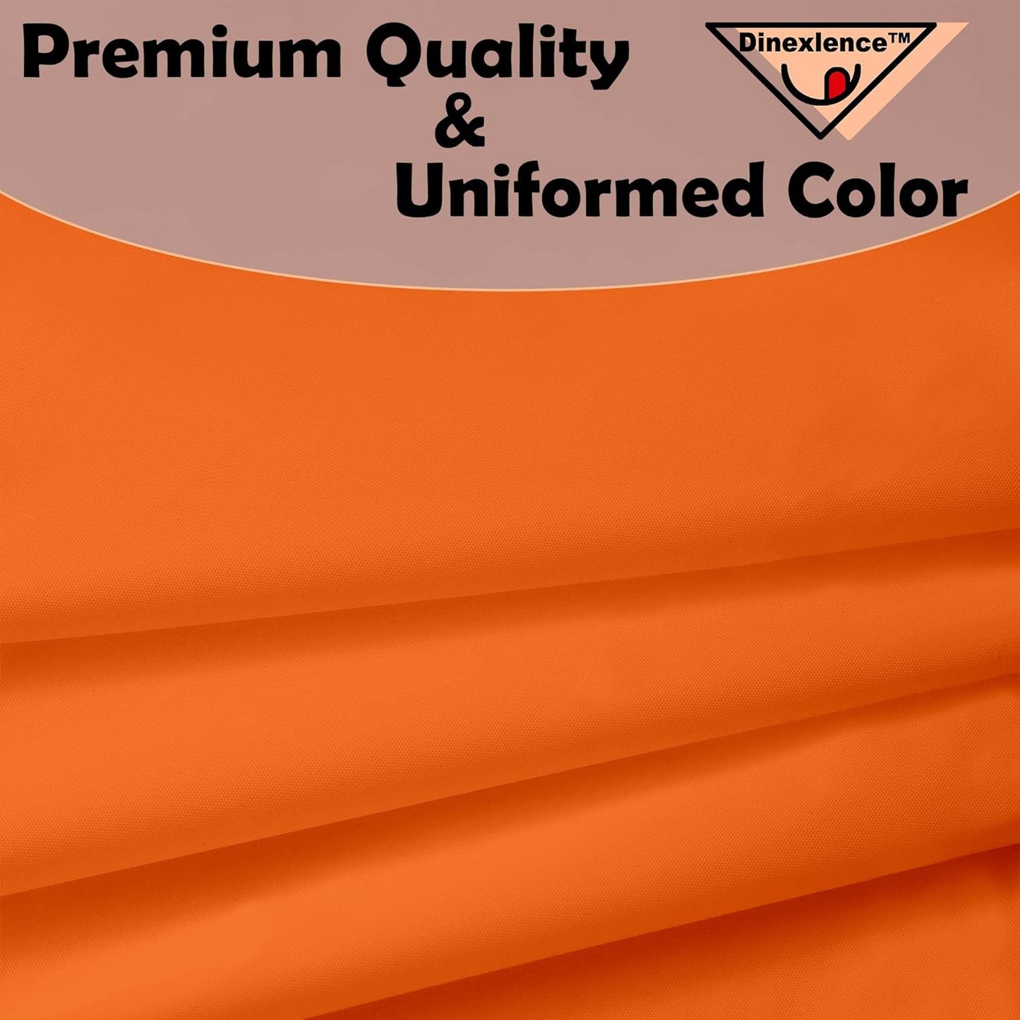 2 Pack Orange Premium Plastic Tablecloth Rectangle 54 x 108 Inches Reusable Burnt Pumpkin Orange Decorative Table Cover for Dining, Wedding, Party, Indoor and Outdoor use