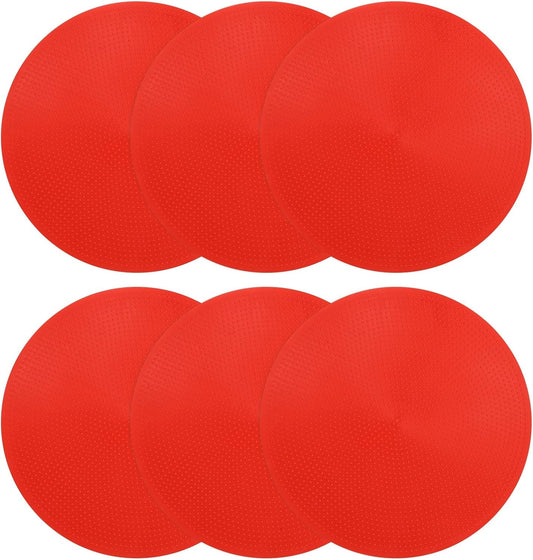 PATIKIL Spot Markers, Non-Slip Floor Dots Agility Markers Flat Field Cone Poly Dot