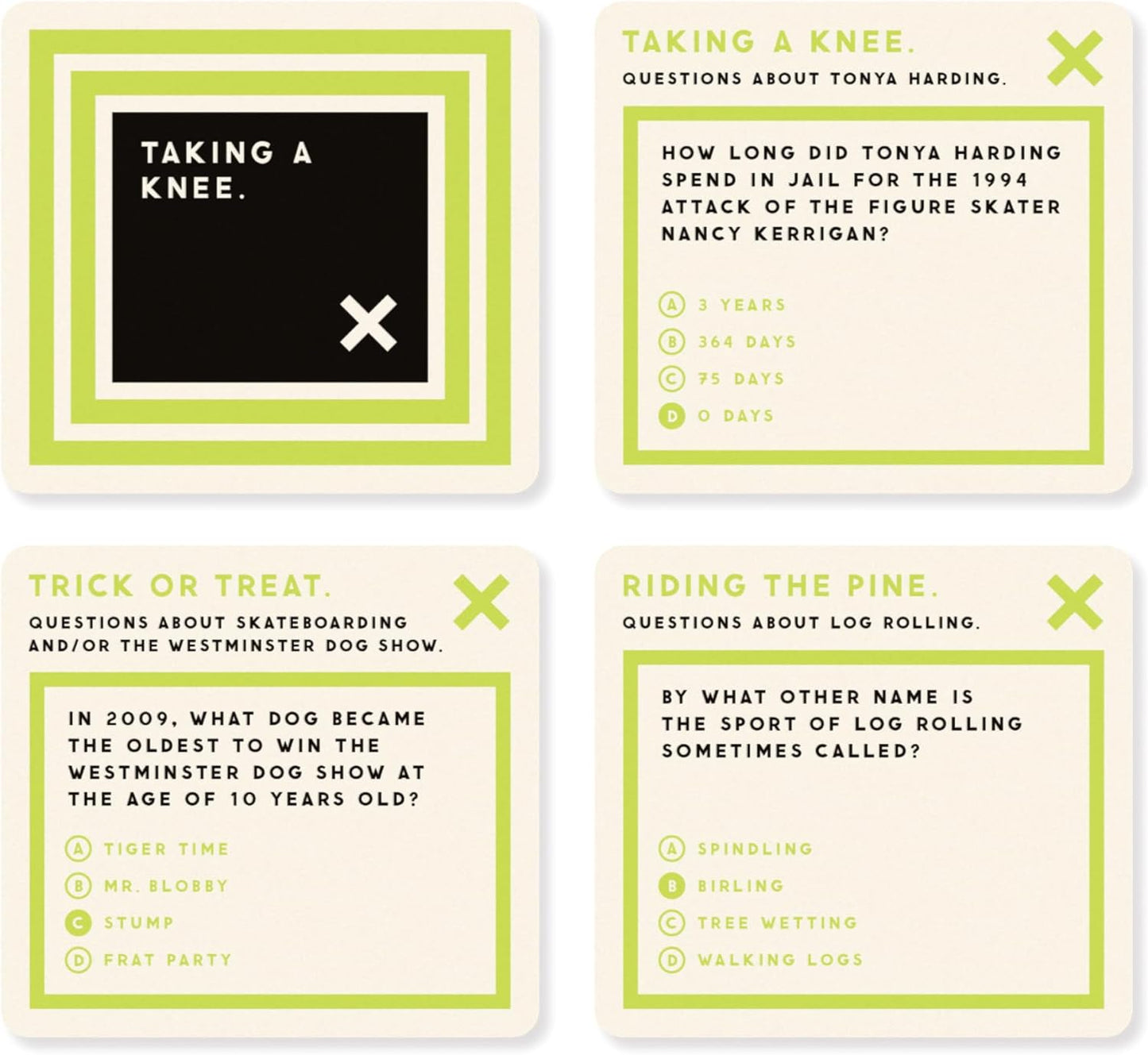 Brass Monkey Weird Sports – Trivia Card Game Set with 200 Unique Questions About Weird Sports Facts
