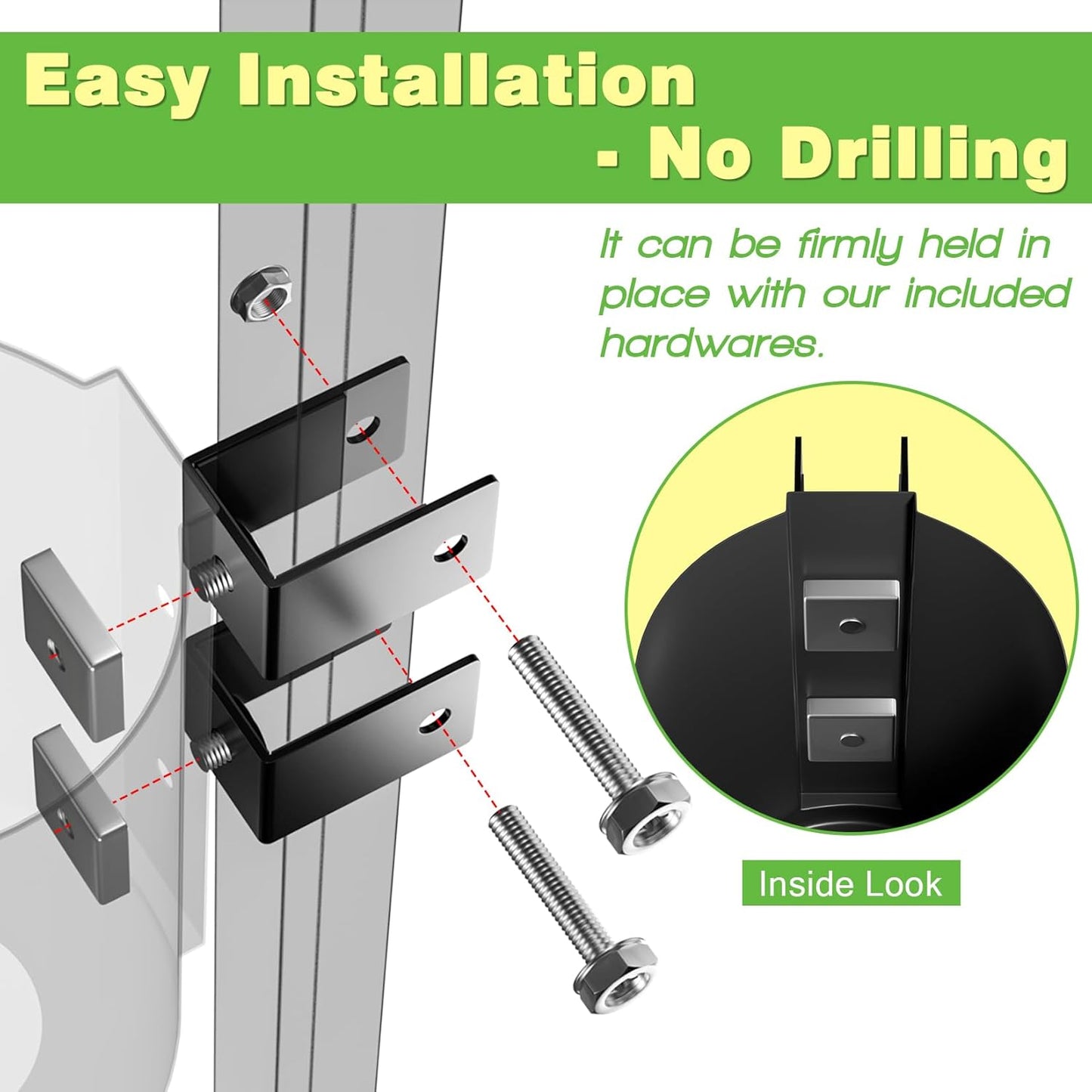Drive-up Golf Cart No-Drilling Sand Bottle Assembly Universal for Club Car EZGO Yamaha Models, Large Capacity Divot Filler Sand Bottle with Rattle Proof Holder