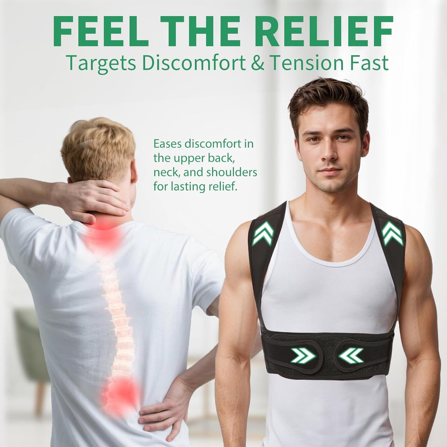 Posture Corrector for Women and Men – Upgraded Back Straightener for Effective Lower Back Pain Relief, Back Brace for Hunchback, Scoliosis, and Better Posture Support(X-Large)