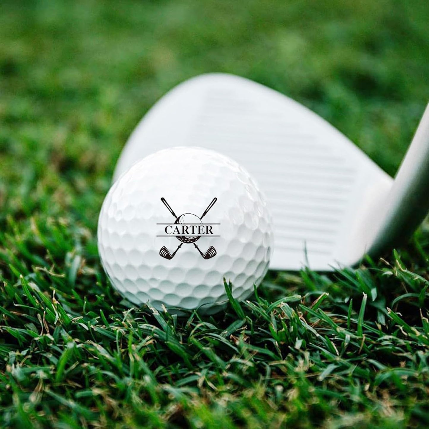 Custom Golf Stamps - Personalized Golf Stamps with Name, Initials or Logo, Waterproof Refillable Ink, Golf Accessories Gifts for Men, Dad, Golfer