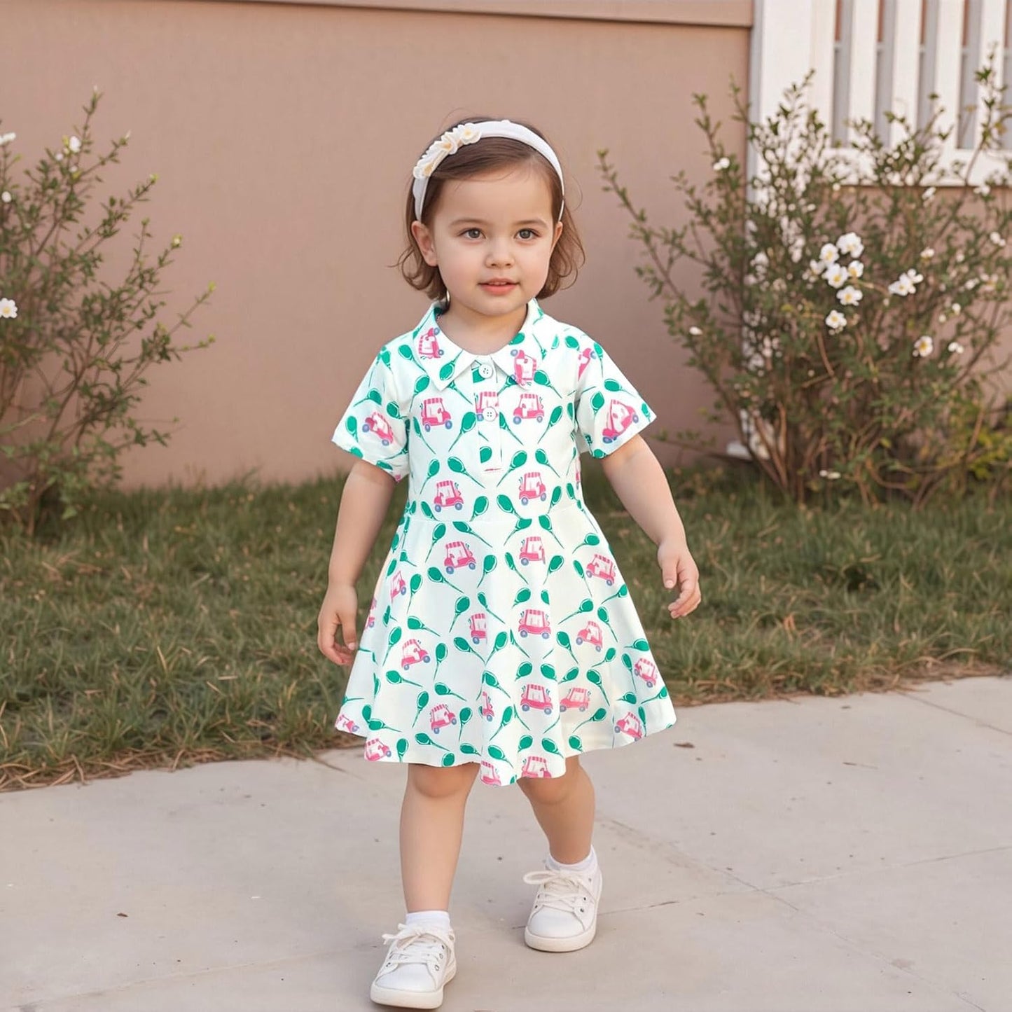 Little Girls Mardi Gras Outfit Toddler Sleeveless A Line Sun Dress Kids Zipper Party Dresses Spring Summer Clothes