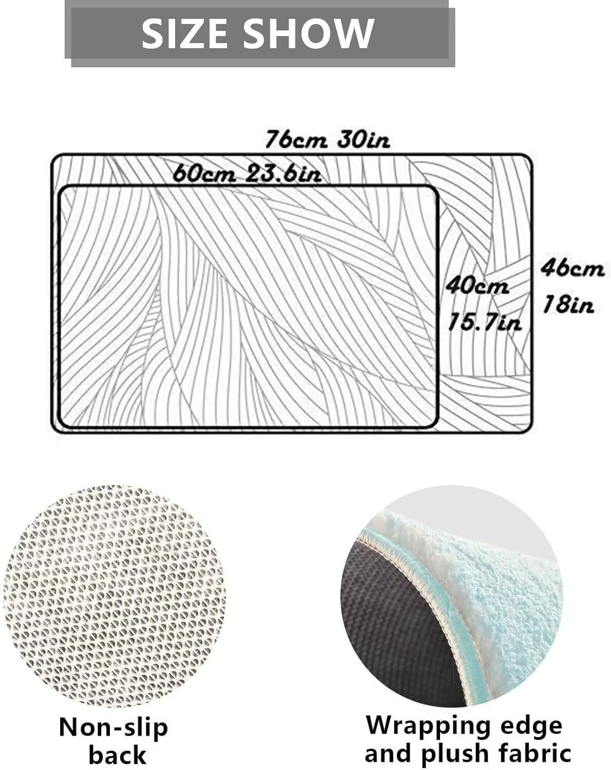 Golf Club Bathroom Rugs Soft Bath Rugs Non Slip Washable Cover Floor Rug Absorbent Carpets Floor Mat Home Decor for Bedroom Floor Mat 16x24 Inch