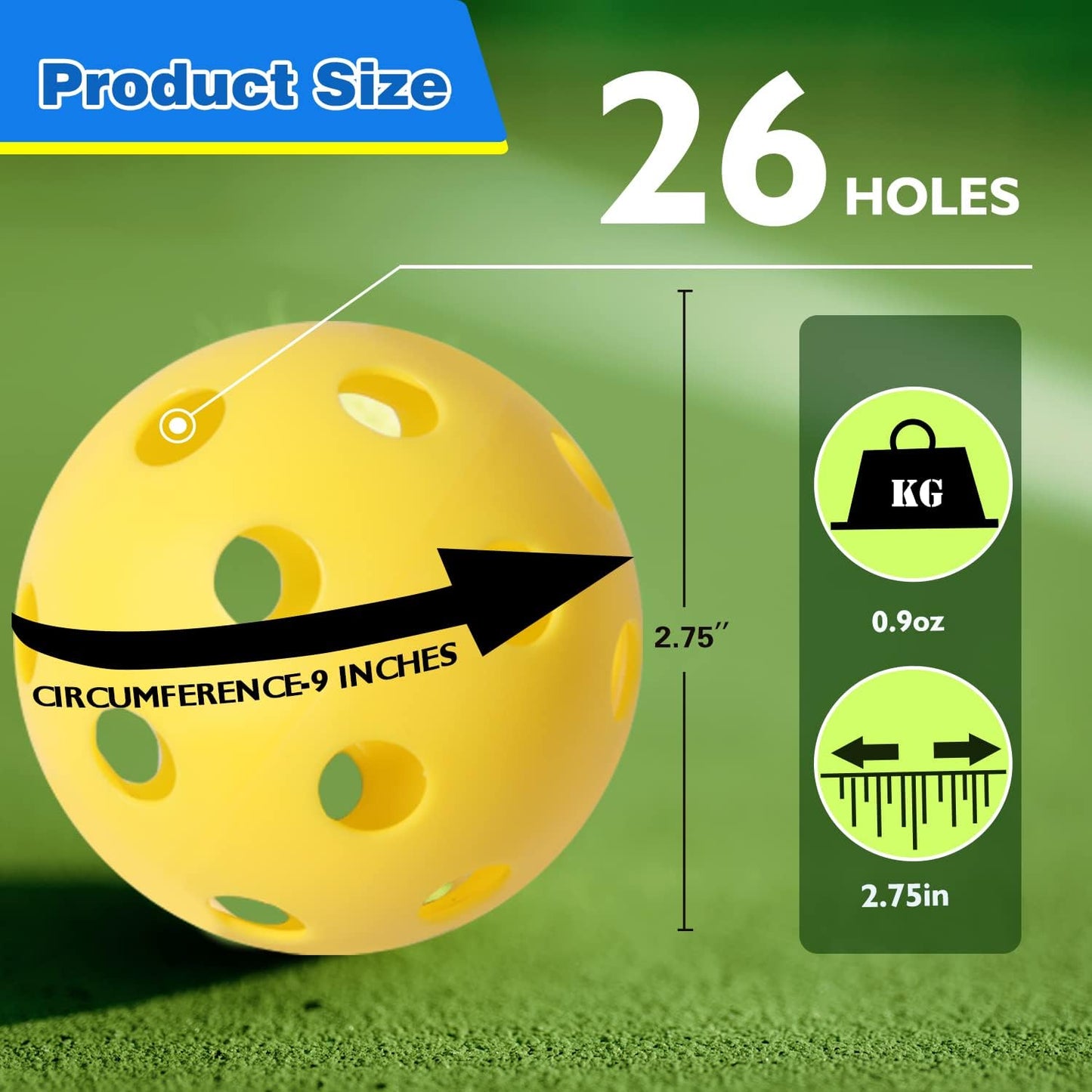 GSE Games & Sports Expert Practice Baseballs, Plastic Baseballs Training, Hollow Airflow Softballs for Pitching, Batting, Catching for All Skill Levels (Several Styles Available)