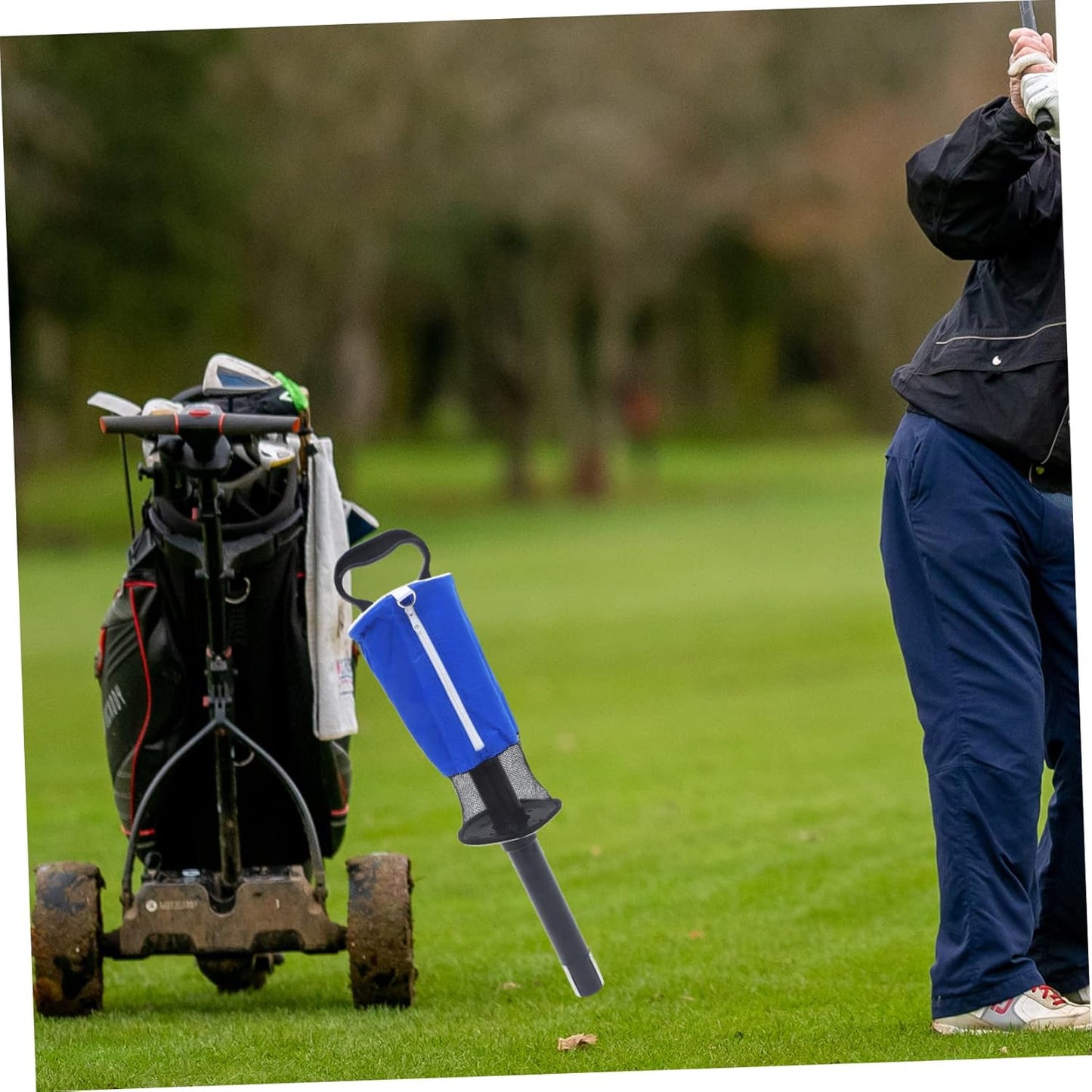 Golf Ball Retriever Tool Standing Golfs Picker for Collection Lightweight and Durable Shag Tube for and Storage for Golf