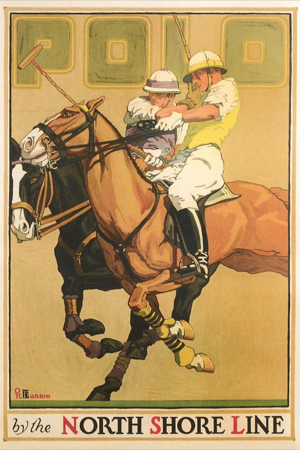 ART.COM Wall Art Print Polo Poster, 24" x 36"
