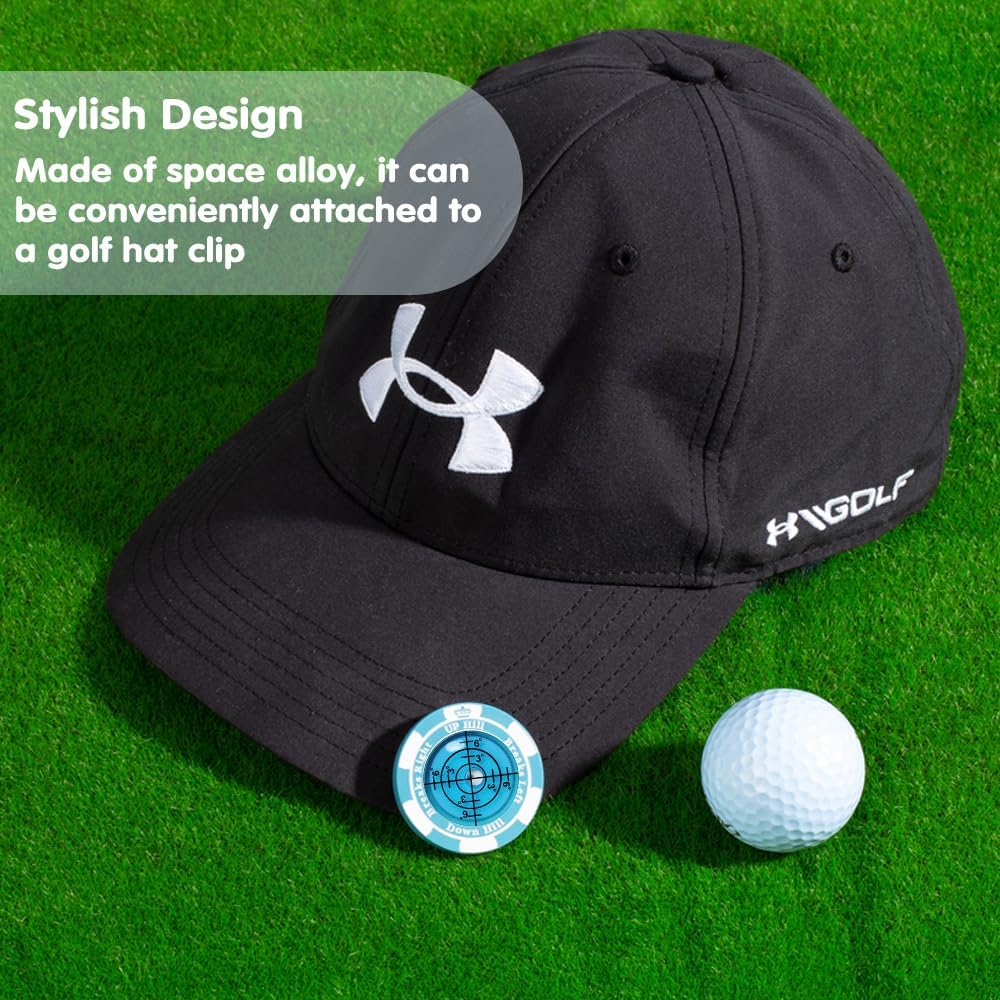 SlopeMaster ProGreen Reader - Golf Ball Marker with High Precision Green Reading Aid Golf Accessories for Men Women