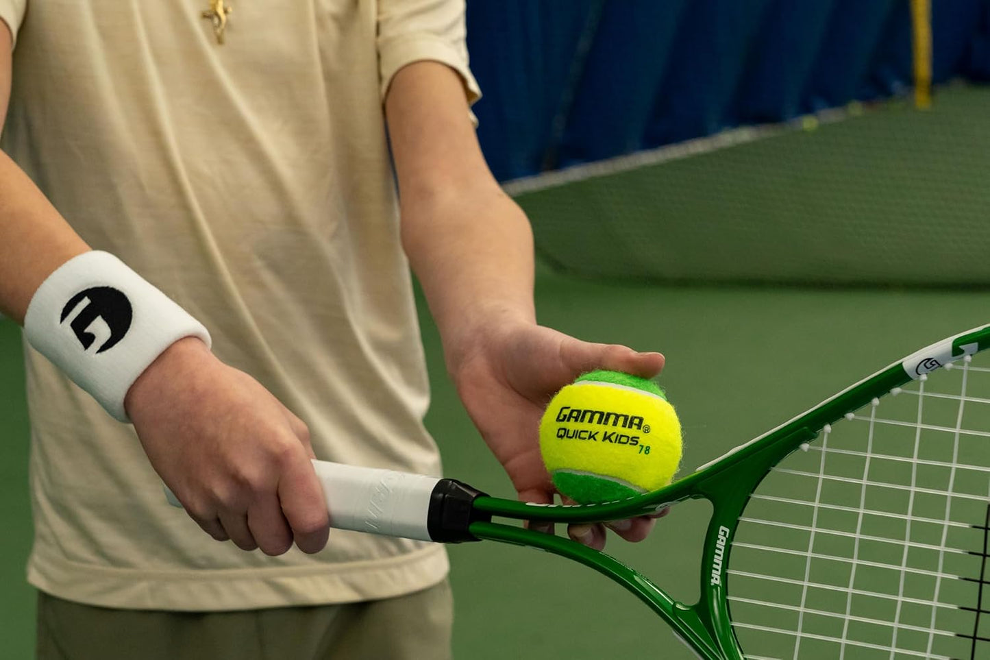 GAMMA Quick Kids 36, 60, & 78 Training Tennis Balls for Kids & Beginners, Low-Compression Core Reduces Speed & Bounce, Great for Tennis Practice, USTA & ITF Approved for Use in 10 & Under Tournaments