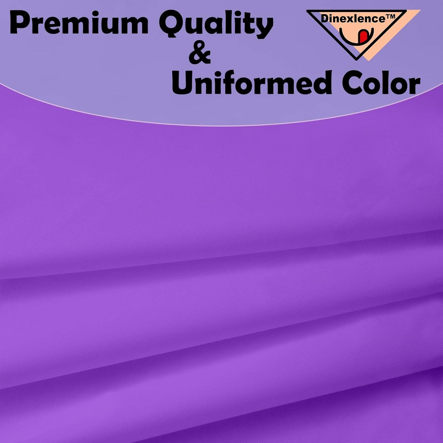 2 Pack Purple Premium Plastic Tablecloth Rectangle 54 x 108 Inches Reusable Violet Decorative Table Cover for Dining, Wedding, Party, Indoor and Outdoor use